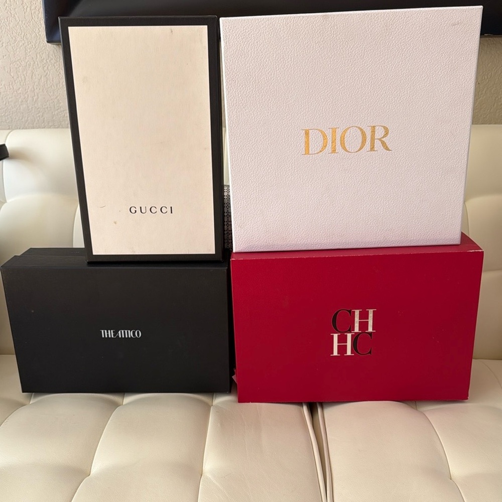 Luxury Designer Box Set - Dior, Gucci, CH, The Attico
